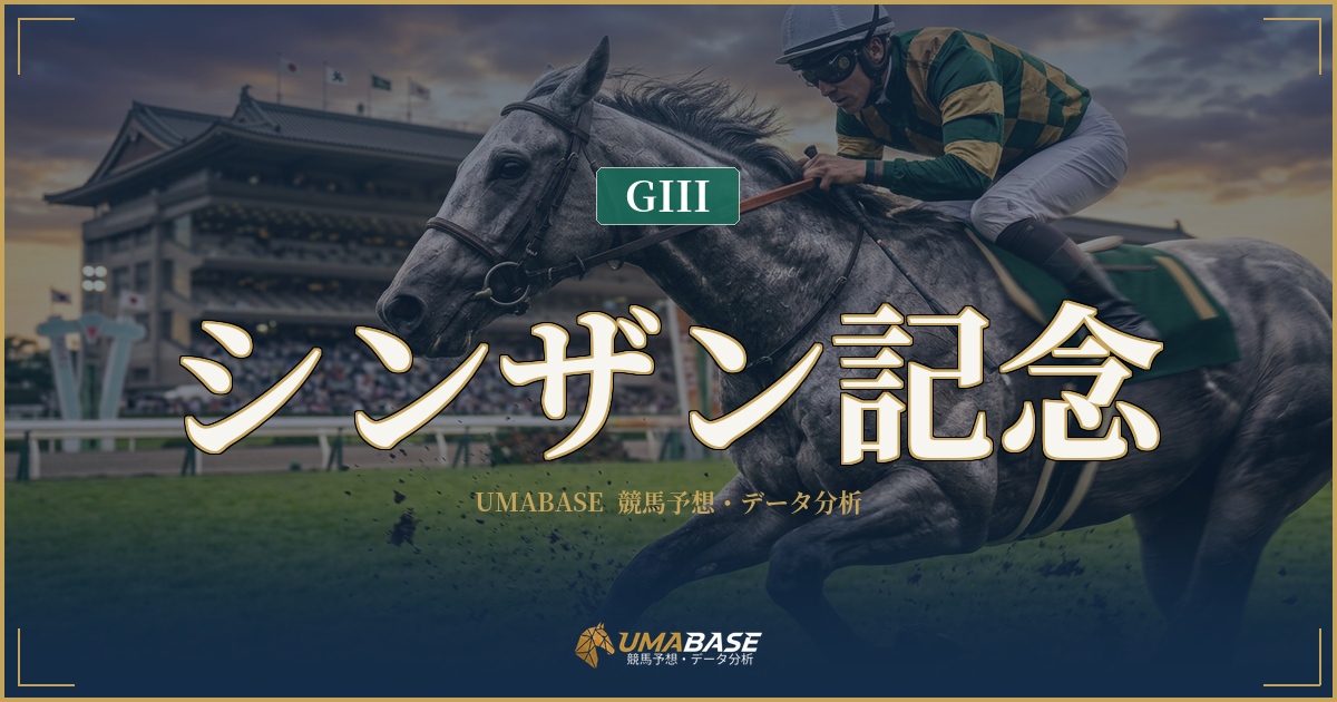 シンザン記念の傾向分析 — 3枠4勝と1番人気1勝止まりが語る京都マイルの波乱構造