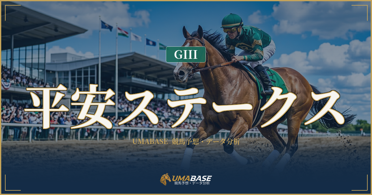 平安ステークスの傾向分析 — 川田・松山が各3勝を刻む前傾ラップ消耗戦の読み方