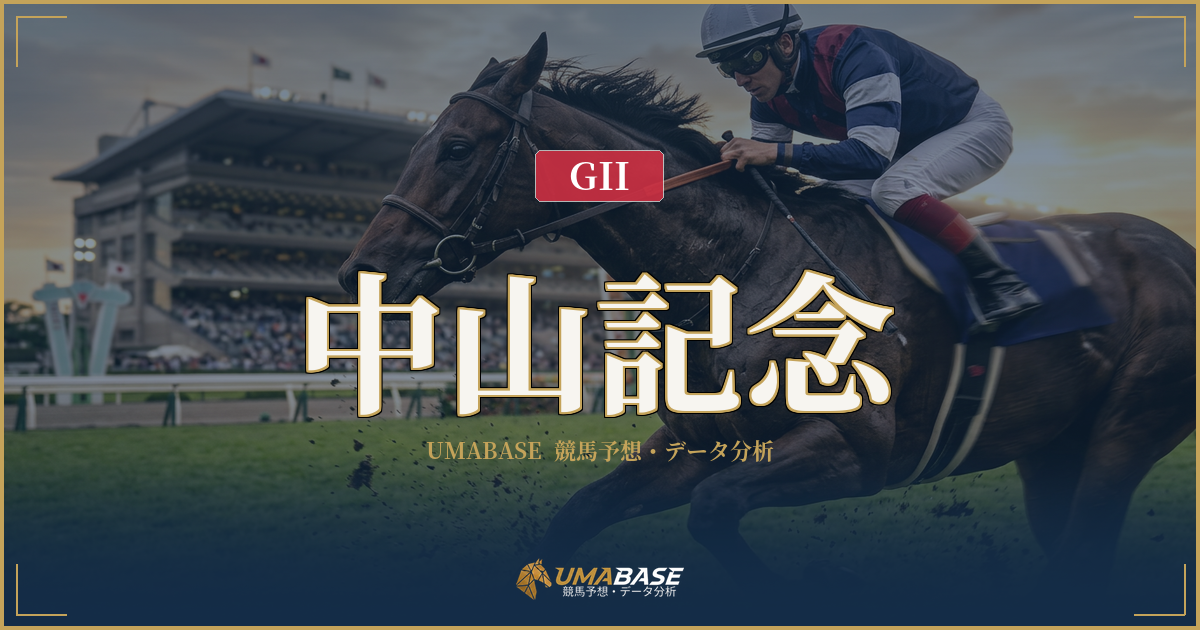 中山記念の傾向分析 — ラップ前傾・後傾で勝ち馬の位置取りが真逆に分岐する中距離G2