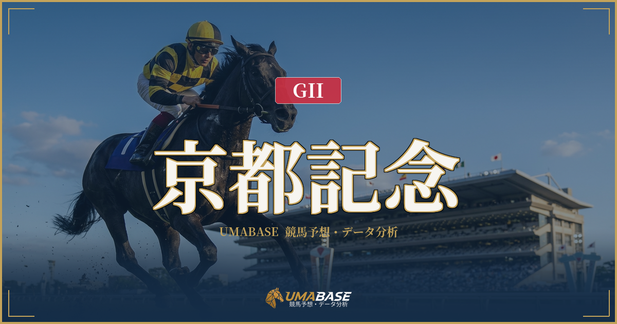 京都記念の傾向分析 — 道悪6回が示す荒れ体質と、勝ち馬全頭が刻んだ4角6番手以内の軌跡